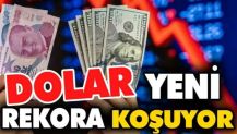 Dolar yeni rekora koşuyor