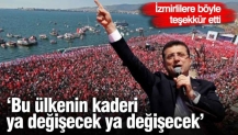 Ekrem İmamoğlu: Bu ülkenin kaderi ya değişecek ya değişecek