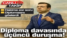 Ekrem İmamoğlu'nun diploma davasında üçüncü duruşma!