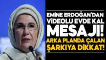 Emine Erdoğan'dan evde kal mesajı!