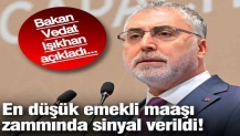 En düşük emekli maaşı zammında sinyal verildi! Bakan Vedat Işıkhan açıkladı...