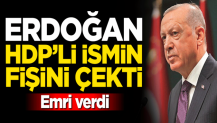 Erdoğan HDP'li ismin fişini çekti: Bu işi bir an önce bitirin!