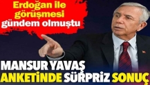 Erdoğan ile görüşmesi gündem olmuştu. Mansur Yavaş anketinde sürpriz sonuç