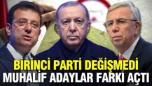 Erdoğan karşısında muhalefetin cumhurbaşkanı adayları farkı açtı