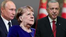 Erdoğan, Putin ve Merkel ile görüştü