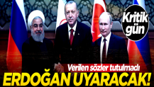 Erdoğan, Putin ve RuhaniÇankaya Köşkü’nde 'İdlib'i görüşecek
