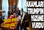Erdoğan rakamları Trump'ın yüzüne vurdu.