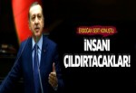 Erdoğan sert konuştu: İnsanı çıldırtacaklar