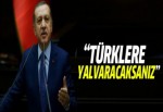 Erdoğan: Türklere yalvaracaksınız