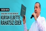 Erdoğan'dan Demirtaş'a: Kendilerine yeni Kabe arayanları Kur'an elbette rahatsız eder