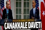 Erdoğan'dan Obama ve Sarkisyan'a Çanakkale daveti