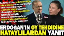 Erdoğan'ın oy tehdidine Hataylılardan yanıt