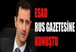 Esad Rus gazetesine konuştu