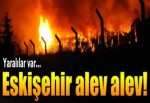 Eskişehir'de cam fabrikası alev alev yandı