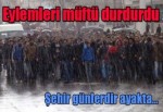 Eylemleri müftü durdurdu