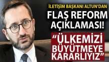 Fahrettin Altun'dan flaş reform açıklaması!