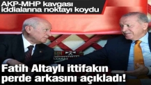 Fatih Altaylı ittifakın perde arkasını açıkladı! AKP-MHP kavgası iddialarına noktayı koydu