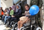 Filistinli 25 engelli, Hayata akülü arabayla yeniden merhaba diyecek.