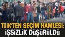 Flaş... Flaş... TÜİK’ten seçim hamlesi: İşsizlik düşürüldü