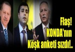 Flaş! KONDA'nın Köşk anketi sızdı!..