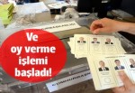 Gümrük kapılarında oy verme işlemi başladı