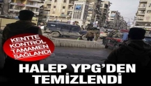 Halep YPG’den temizlendi: Kentte kontrol tamamen sağlandı