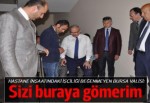 Hastane inşaatını beğenmeyen Bursa Valisi: Sizi buraya gömerim