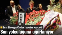 Hayatını kaybeden Sırrı Süreyya Önder, son yolculuğuna uğurlanıyor