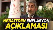 Hazine ve Maliye Bakanı Nureddin Nebati'den enflasyon açıklaması