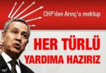 "Her türlü yardıma hazırız"