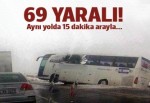 İki otobüs 15 dakika arayla şarampole devrildi: 69 yaralı