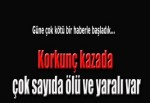 İki yolcu otobüsü devrildi: 6 kişi öldü 43 kişi yaralandı