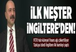 İlk neşter İngiltere’den.