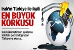 Irak: Petrol Türkiye'ye doğrudan akarsa...