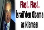 İsrail'den Obama açıklaması