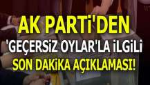 İstanbul, Ankara ve Iğdır'da gözler geçersiz oylarda