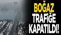 İstanbul Boğazı trafiğe kapatıldı!