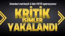 İstanbul merkezli 4 ilde FETÖ operasyonu! Çok sayıda kişi yakalandı.