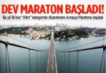 İstanbul'da büyük maraton başladı