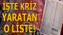 İşte CHP'de krize yol açan liste!