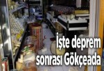 İşte deprem sonrası Gökçeada!