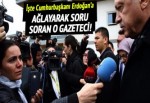 İşte Erdoğan'a ağlayarak soru soran Azeri gazeteci