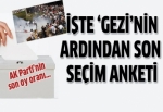 İşte Gezi Parkı eylemleri sonrası ilk anket