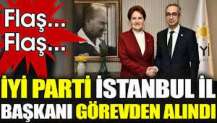 İYİ Parti İstanbul İl Başkanı görevden alındı