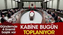 Kabine bugün toplanıyor. Gündemde 4 önemli başlık var