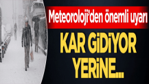 Kar fırtınası yerini kuvvetli yağmura bırakacak