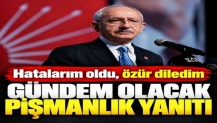 Kemal Kılıçdaroğlu'ndan gündem olacak pişmanlık yanıtı: Özür diledim