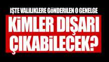 Kimler dışarı çıkabilecek?