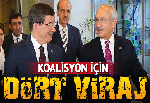 Koalisyon için 4 viraj