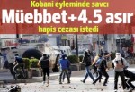 Kobani protestosuna savcı 4.5 asır hapis istedi